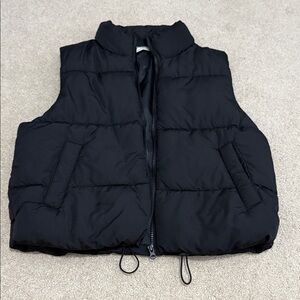 No Boundaries Black Puffer Vest